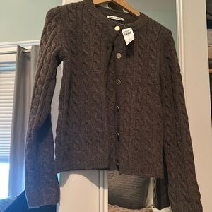 Abercrombie and Fitch brown sweater